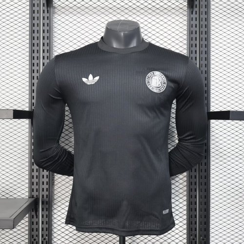 24-25 Germany Black 125th Anniversary Long Sleeve Player Version Soccer Jersey (长袖)