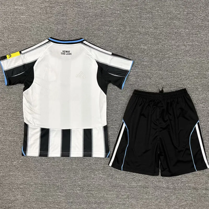 25-26 Newcastle Home Kids Soccer Jersey