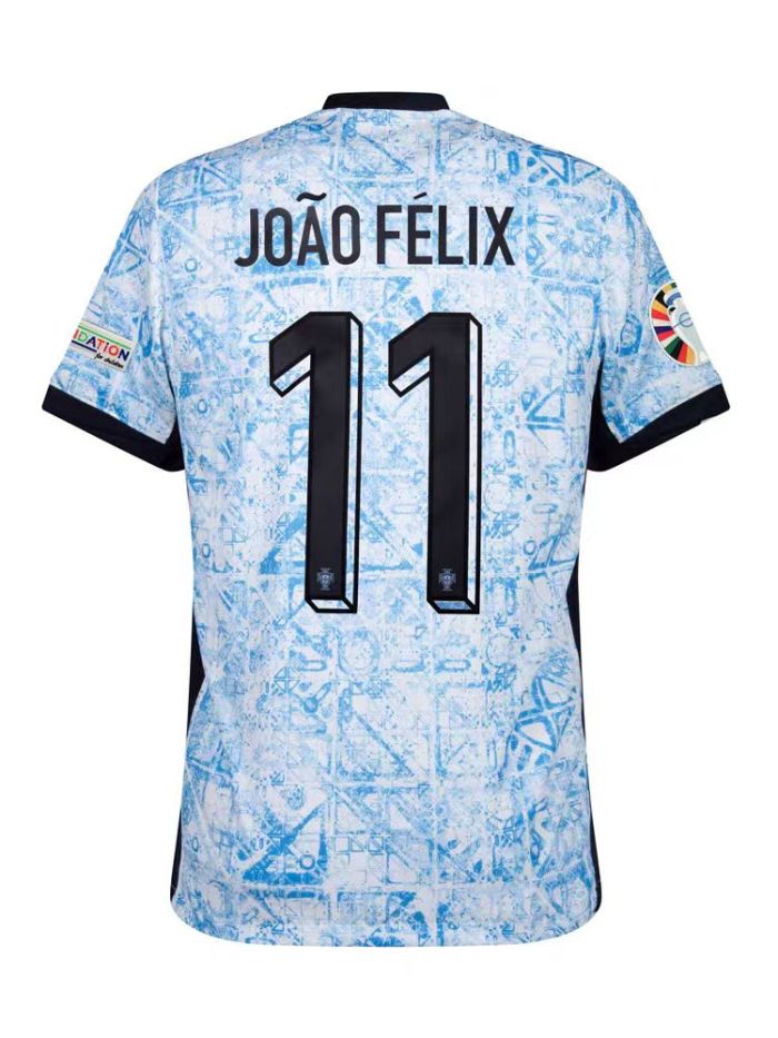 2024 Portugal European Cup Away Player Version Soccer Jersey