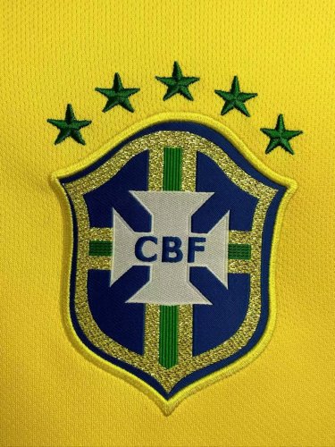 2014 Brazil Home Retro Soccer Jersey