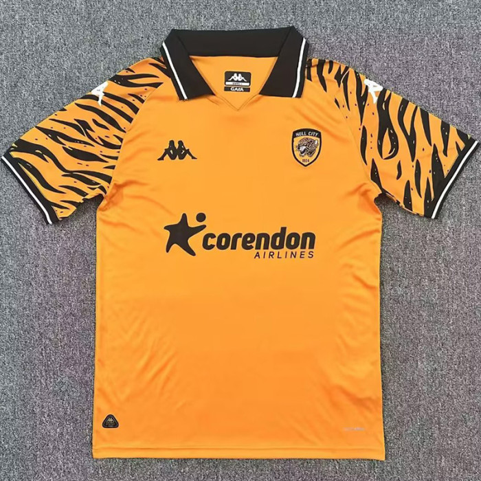 25-26 Hull City Home Fans Soccer Jersey 1:1 Thai Quality