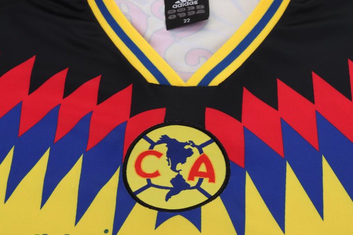 1995 Club America Home Retro Kids Soccer Jersey