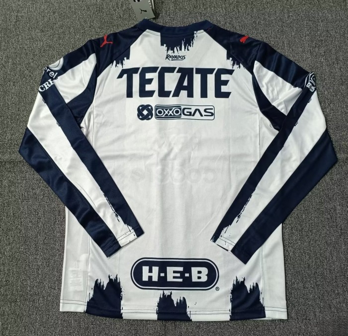 25-26 Monterrey Home Long Sleeve Soccer Jersey (长袖)