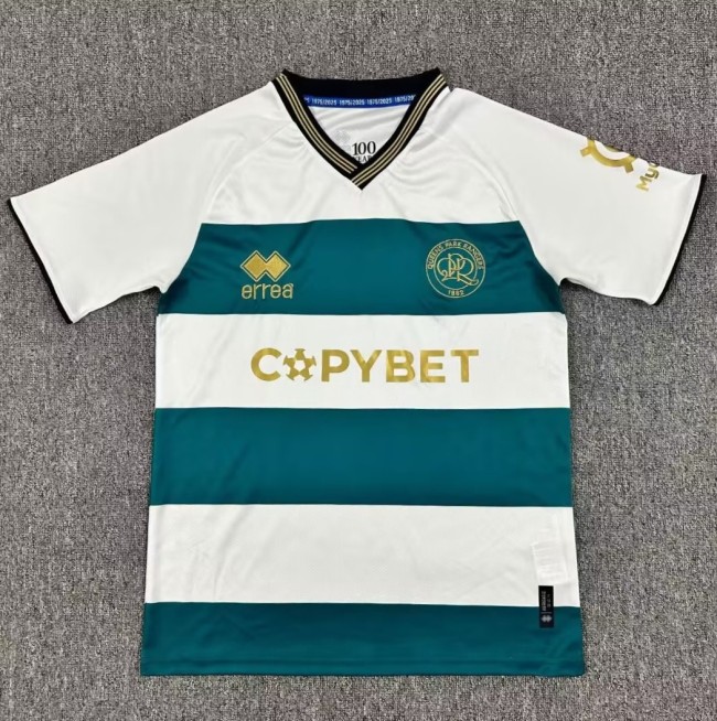 25-26 Queen's Park Third Fans Soccer Jersey 1:1 Thai Quality