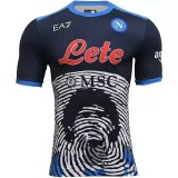 21-22 Napoli Commemorative Edition Blue Fans Soccer Jersey