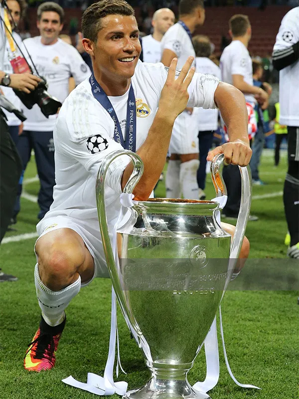 2015-2016 RMA Home Player Version Retro Soccer Jersey