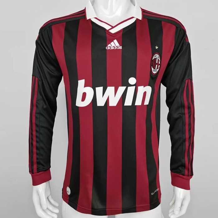 2009-2010 ACM Home Long Sleeve Retro Soccer Jersey