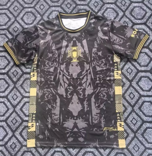 25-26 Portugal Black Special Edition Fans Soccer Jersey