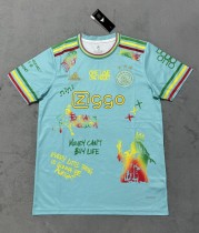 25-26 Aja× Blue Special Edition Fans Soccer Jersey