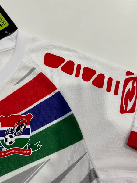 25-26 Gambia White Special Edition Player Version Soccer Jersey