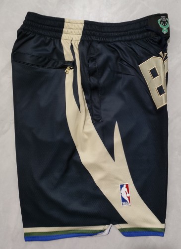 2024 Milwaukee Bucks Embroidery Top Quality NBA Pants