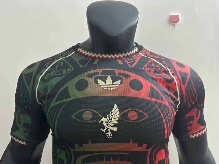 25-26 Mexico Black Red Special Edition Player Version Soccer Jersey