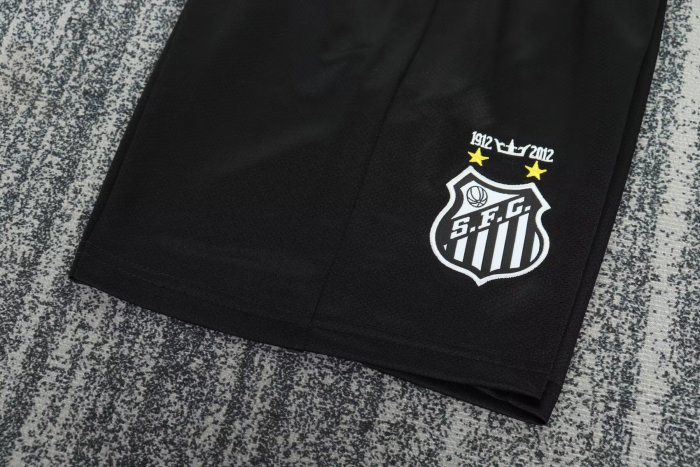 2013 Santos FC Away Long sleeves Kids Retro Soccer Jersey