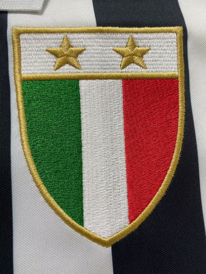 1984-1985 JUV Home Retro Long Sleeve Soccer Jersey