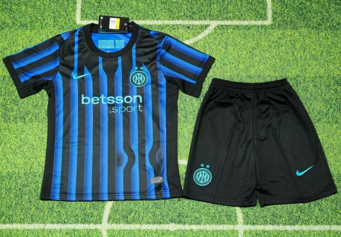 25-26 INT Home Kids Soccer Jersey