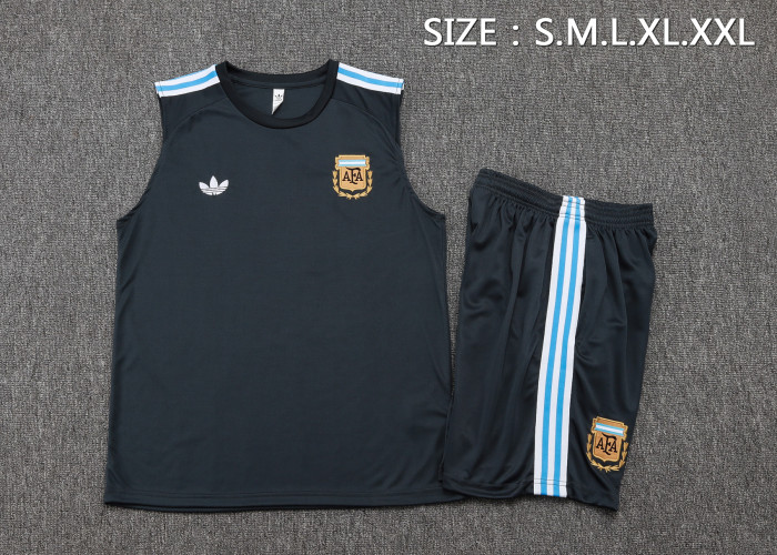25-26 Argentina High quality Tank Top And Shorts Suit