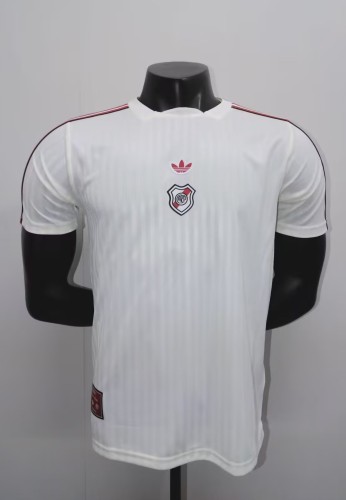 25-26 River Plate White Casual Edition Player Version Training shirts