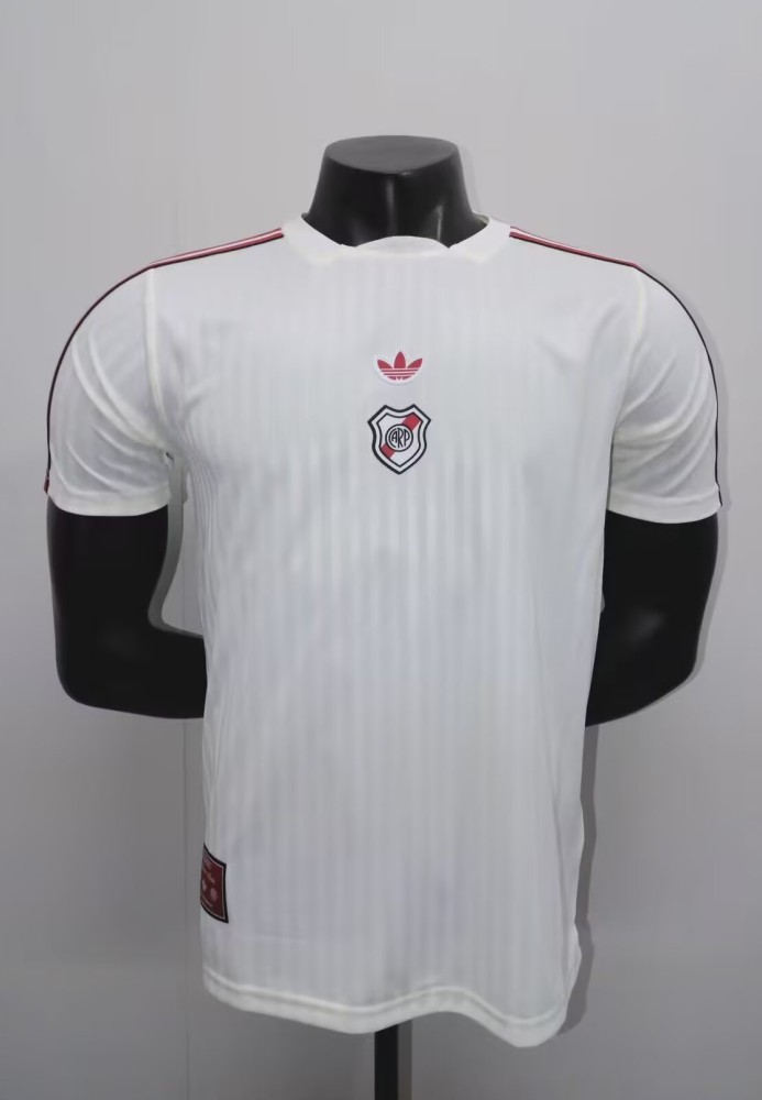 25-26 River Plate White Casual Edition Player Version Training shirts