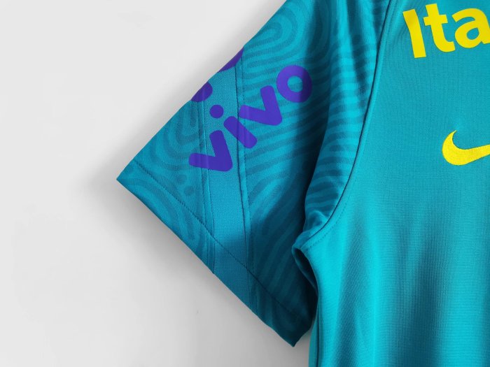 2021 Brazil Training clothes Retro Soccer Jersey