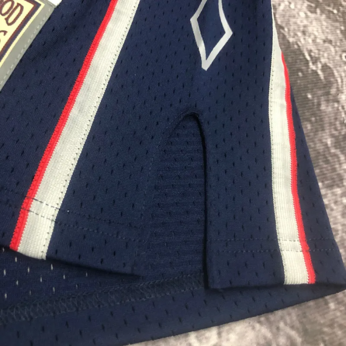 2006-07 NETS CARTER #15 Dark Blue Retro Top Quality Hot Pressing NBA Jersey