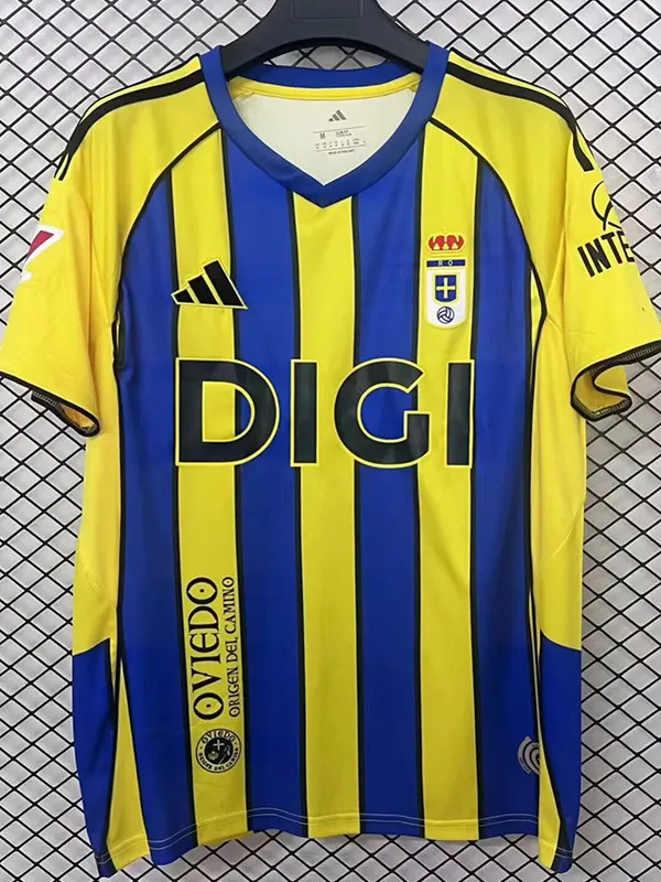 25-26 Real Oviedo Away Fans Soccer Jersey 1:1 Thai Quality