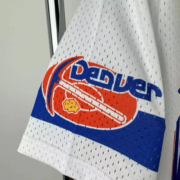 2026 Nuggets White Retro High Quality Casual T-Shirt #MN