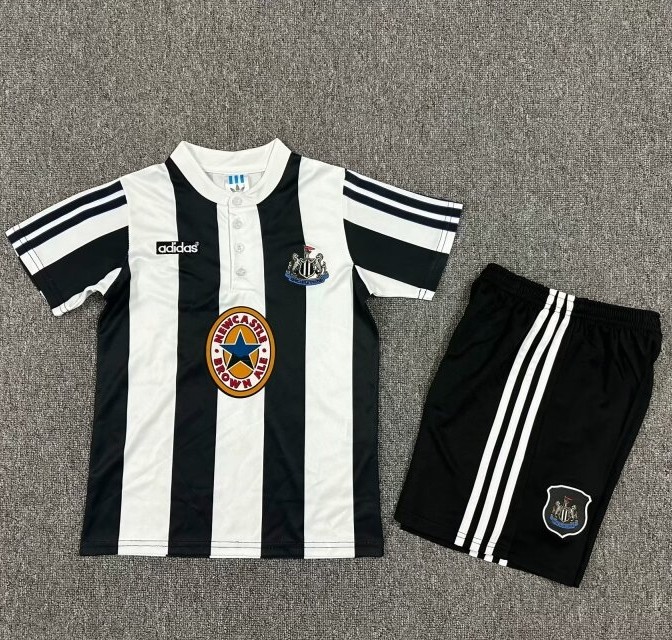 1995-1997 Newcastle Home Kids Retro Soccer Jersey