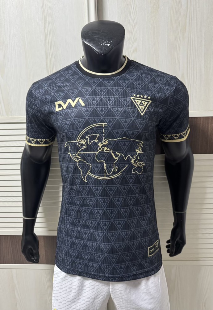 25-26 PSG Black Co-Signed Version Player Version Soccer Jersey