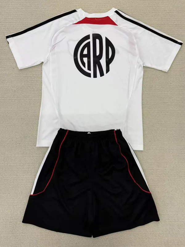 25-26 River Plate White Training Shirts  Adult Suit