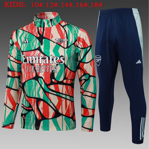 24-25 ARS High Quality Kids Half Pull Tracksuit