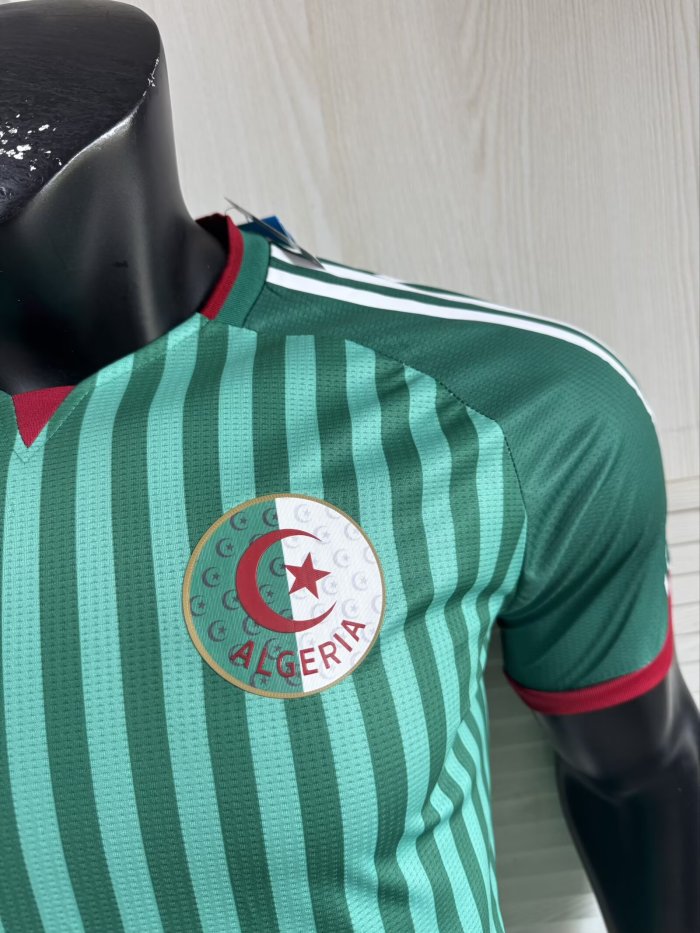 25-26 Algeria Green Player Version Soccer Jersey