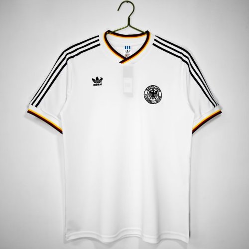 1986 Germany Home Retro Soccer Jersey