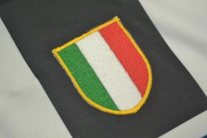 1997-1998 JUV Home Retro Long Sleeve Soccer Jersey