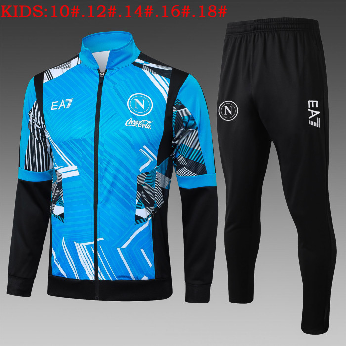 25-26 Napoli High Quality Kids Jacket Tracksuit