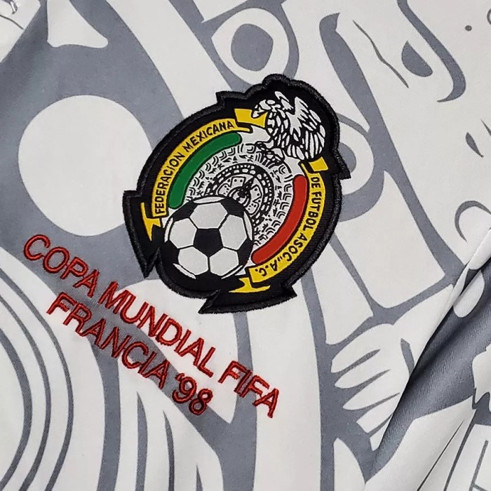 1998 Mexico Away Retro Soccer Jersey