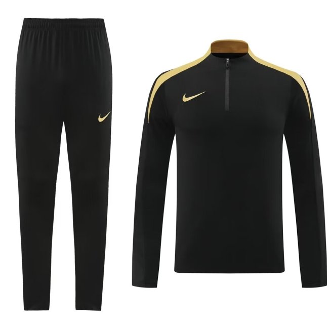 2024 NK Black Half Pull Tracksuit 