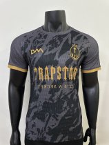 2025 Trapstar Black Player Version Trendy Soccer Jersey