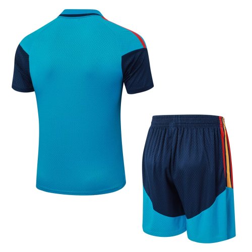 2026 AD Blue High Quality Player Version Training Short Suit (球员套装)