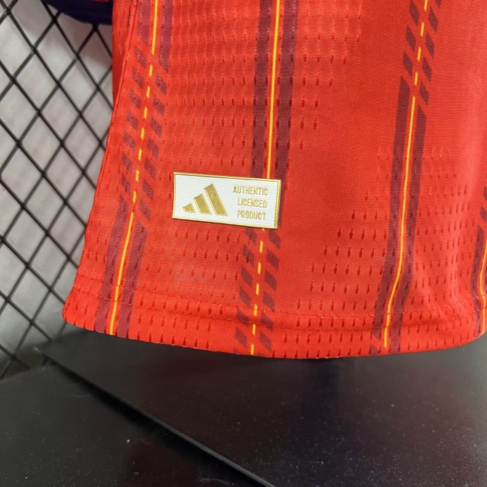 2026 World Cup Spain Home Long Sleeve Player Version Soccer Jersey*长袖球员