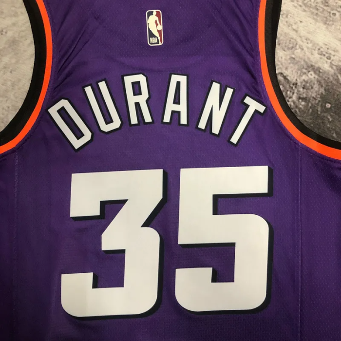 SUNS DURANT #35 Purple Retro Top Quality Hot Pressing NBA Jersey