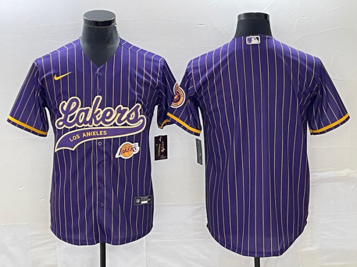 2025 MLB Los Angeles Lakers New Pattern Jersey