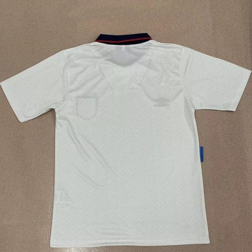 1994 England Home Retro Soccer Jersey