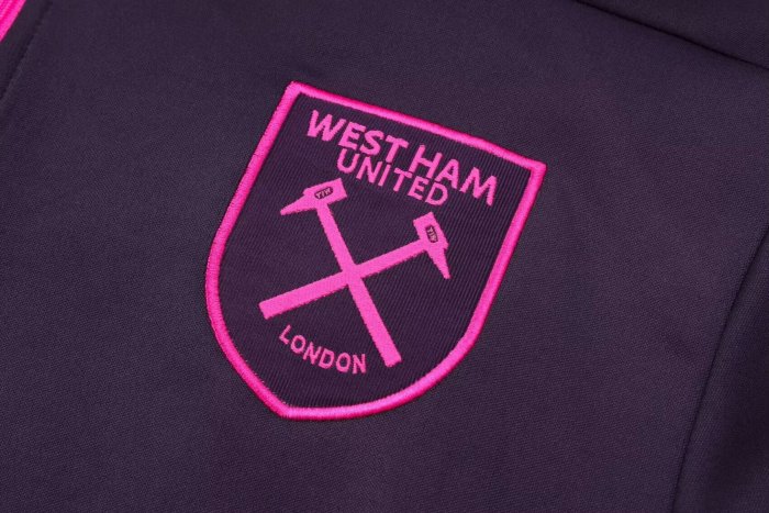 24-25 West Ham High Quality Half Pull Tracksuit