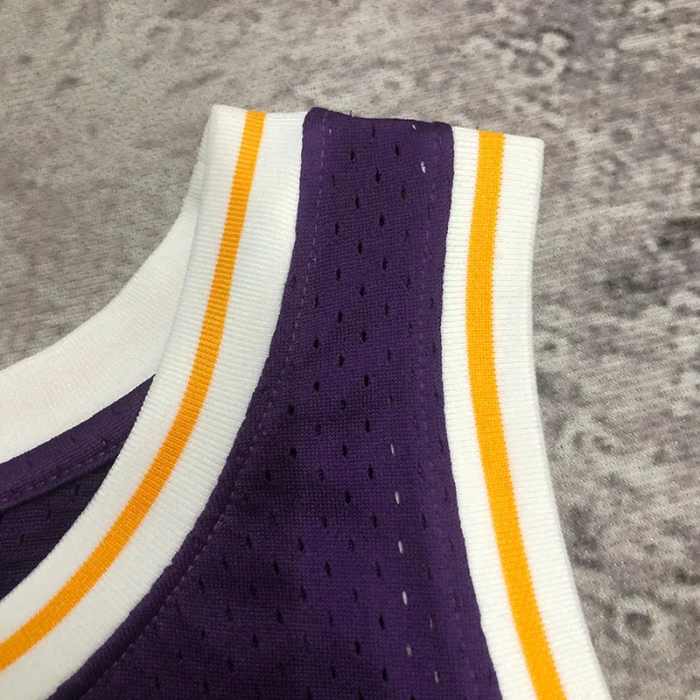 1996-97 LAKERS BRYANT #8 Purple Retro Top Quality Hot Pressing NBA Jersey