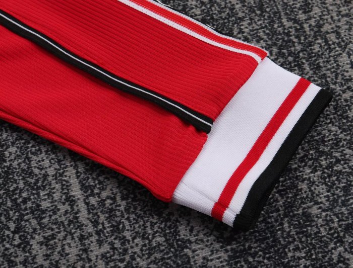 1998-1999 Man Utd Home Long sleeves Retro Kids Soccer Jersey