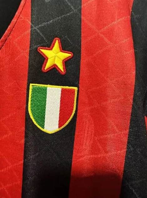 1993-1994 ACM UCL Version Retro Soccer Jersey