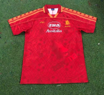 1995-1996 Roma Home Retro Soccer Jersey