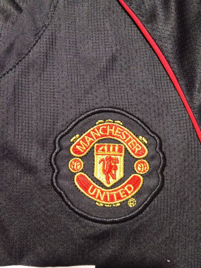 2007-2008 Man Utd Away Long sleeves Retro Kids Soccer Jersey