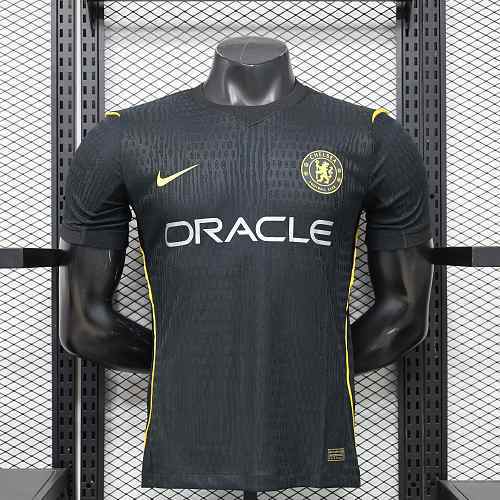 26-27 Player Chelsea Black Special Edition Kit Cheap Football Jersey Wholesale