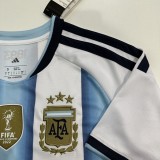 2026 Argentina home with fifa patch soccer jersey size S-4XL